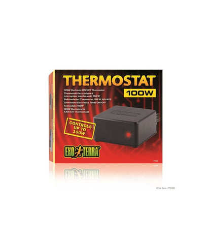 Exo Terra Reptile Electronic On/Off Thermostat, 100 W