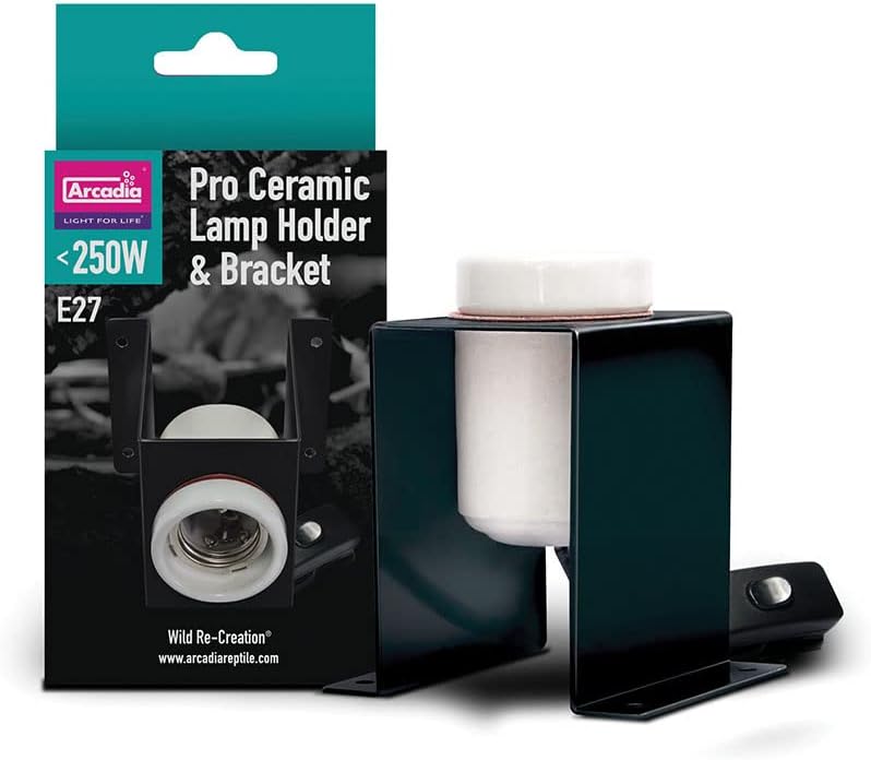 Arcadia Ceramic Lamp Holder Plus Bracket Pro