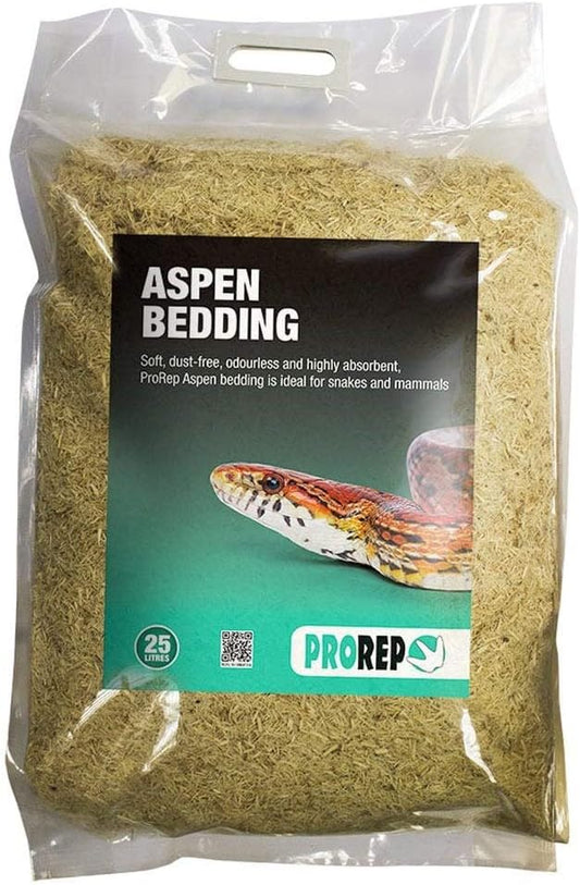 ProRep Aspen Bedding 25L | Reptile Substrate | Snake Bedding | 25L Bag