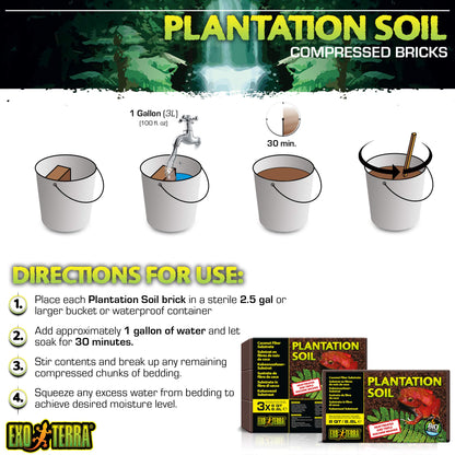 Exo Terra Plantation Soil Substrate, 8.8 Litre