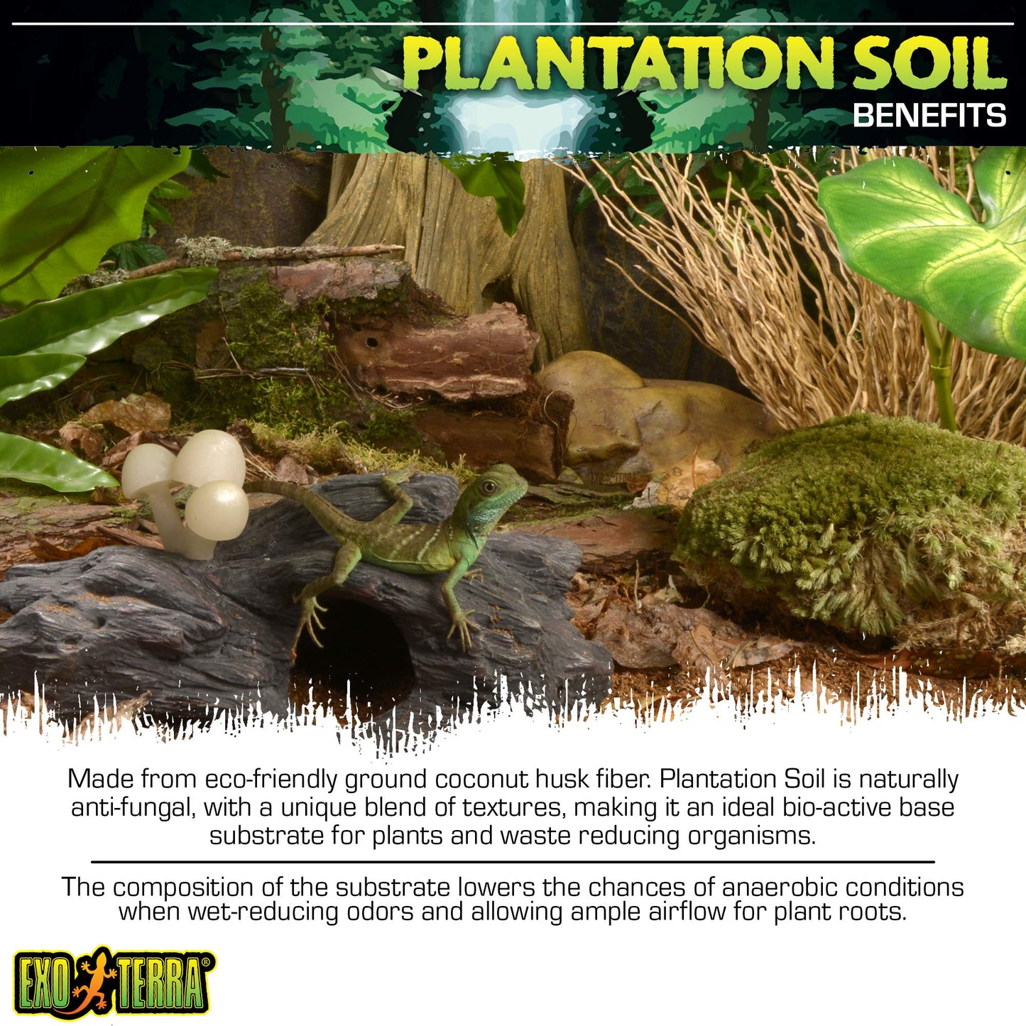 Exo Terra Plantation Soil Substrate, 8.8 Litre