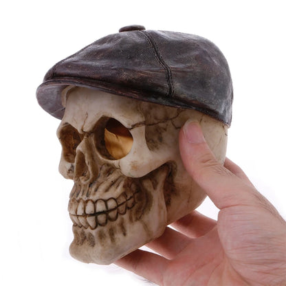 Resin Head Bone Skull Statue Terrarium Reptile Hide Cave Aquarium Fish Tank Landscape Decor Ornament Accessories