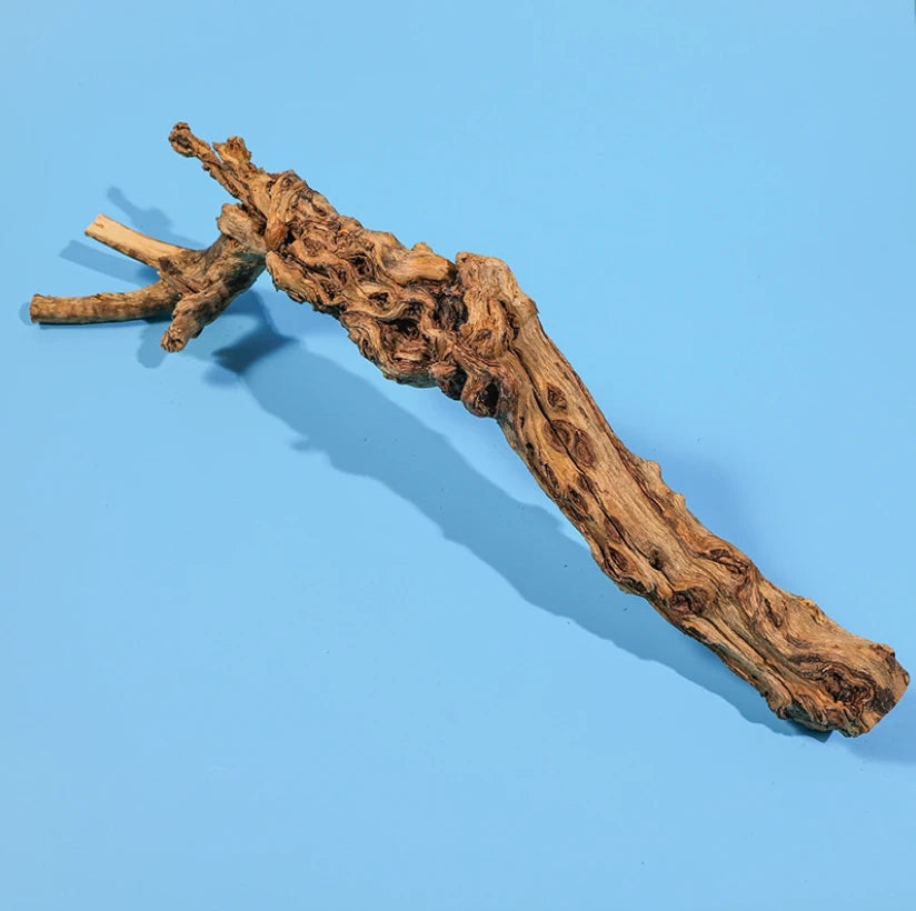 Natural Wood Branch Crawling Pet Hiding Climbing Material, Decor Rainforest Tank Scenery Dry Pomegranate Wood