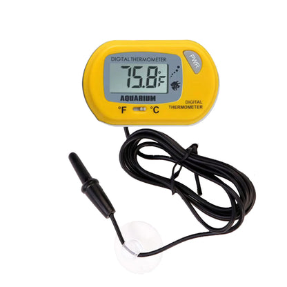 -50-70℃/-58-158°F Mini Electronic Digital Display Fish Tank Thermometer  Reptile Thermometer with Probe