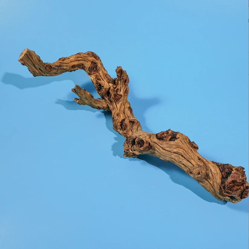 Natural Wood Branch Crawling Pet Hiding Climbing Material, Decor Rainforest Tank Scenery Dry Pomegranate Wood