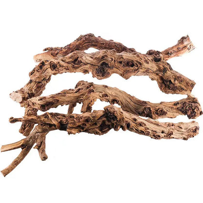 Natural Wood Branch Crawling Pet Hiding Climbing Material, Decor Rainforest Tank Scenery Dry Pomegranate Wood