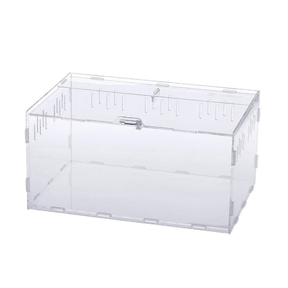 Reptile Breeding Box Acrylic Turtle Spider Lizard Acrylic Transparent Insect Breathable Acrylic Box Breeding Nest