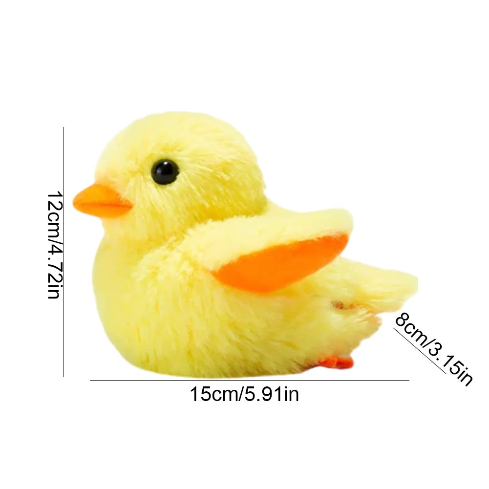 Flapping Duck Cat Toy Rechargeable Cat Exercise Plush Duck with Lifelike Quack Chirping Kitten Catnip Toy Cat Kicker Toys