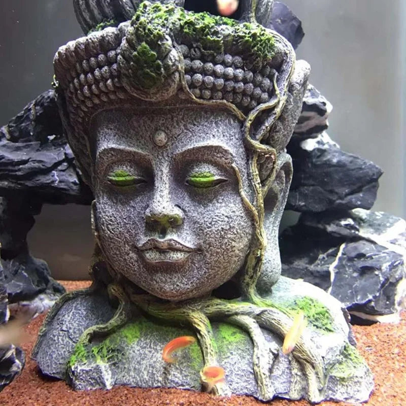 Resin Guanyin Bodhisattva Statue For Vivarium's