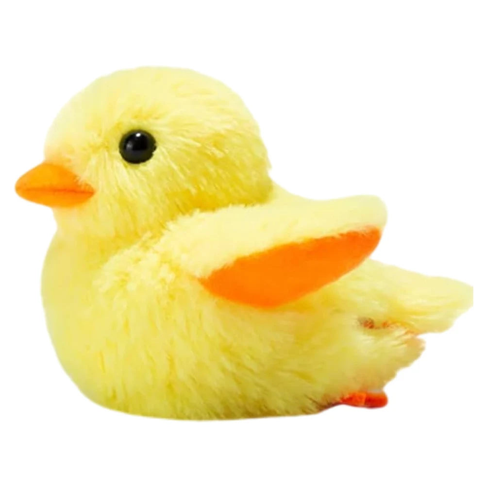 Flapping Duck Cat Toy Rechargeable Cat Exercise Plush Duck with Lifelike Quack Chirping Kitten Catnip Toy Cat Kicker Toys