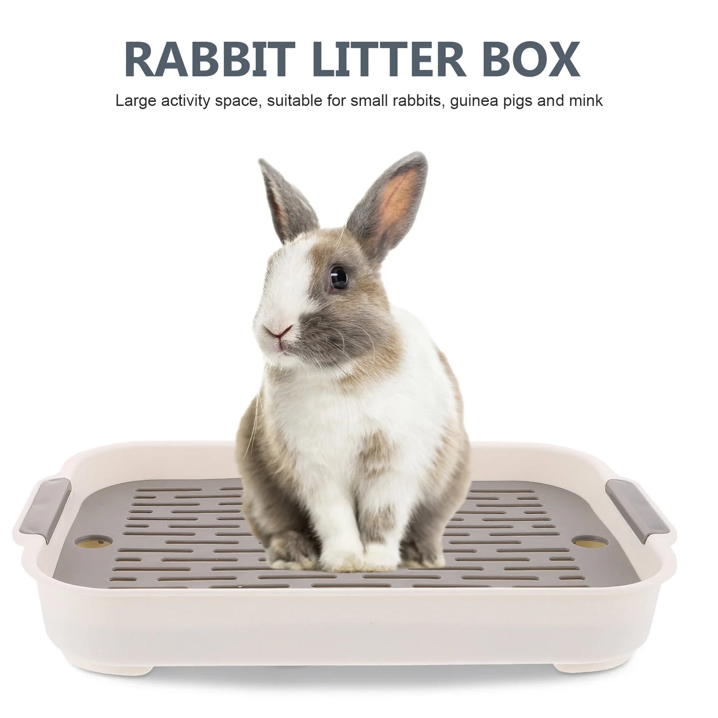 Rabbit Toilet Pig Litter Boxes Hamster Chinchilla Ferret Pet Bunny Trainer Plastic Cage Potty Furniture