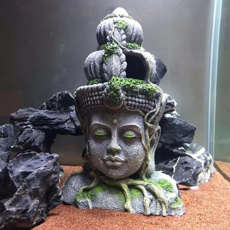 Resin Guanyin Bodhisattva Statue For Vivarium's