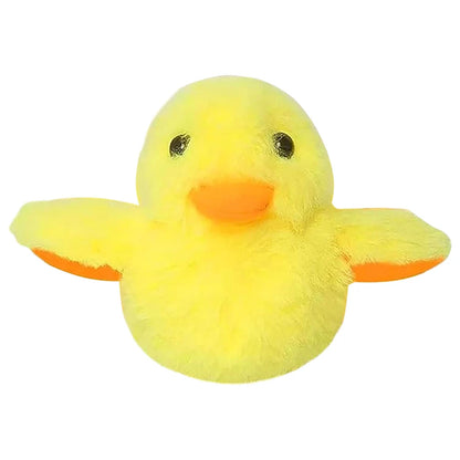 Flapping Duck Cat Toy Rechargeable Cat Exercise Plush Duck with Lifelike Quack Chirping Kitten Catnip Toy Cat Kicker Toys