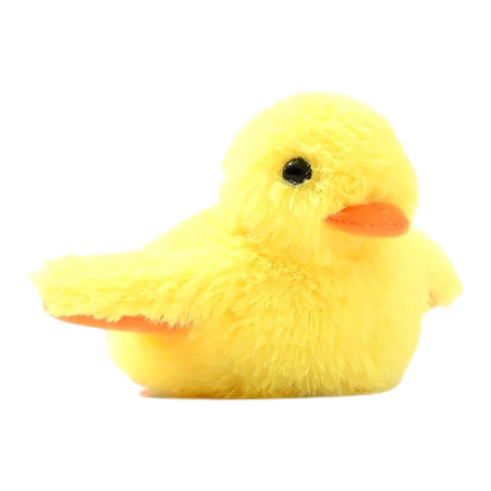 Flapping Duck Cat Toy Rechargeable Cat Exercise Plush Duck with Lifelike Quack Chirping Kitten Catnip Toy Cat Kicker Toys